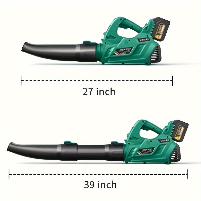 320CFM 180MPH 21V Leaf Blower Cordless with 2 X 5.0 Ah Battery & Charger, Electric Leaf Blower Battery Powered Leaf Blower Lightweight for Snow Blowing & Lawn Care Yard Cleaning