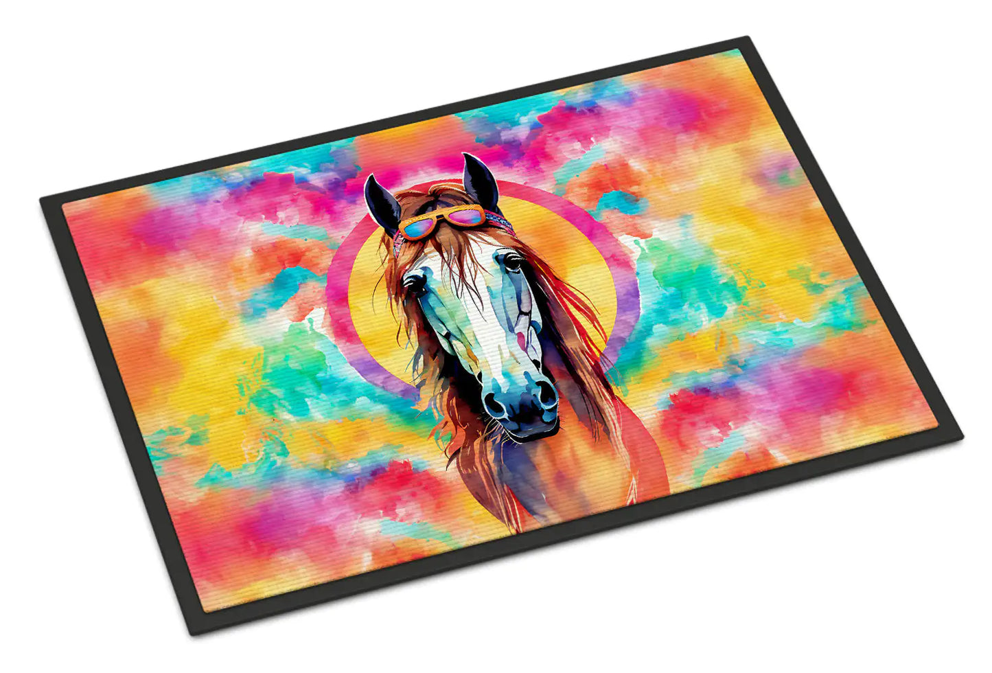 Hippie Animal Horse Doormat