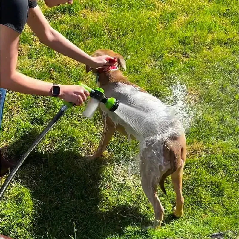 Pet Shower Hose Nozzle with Soap Dispenser