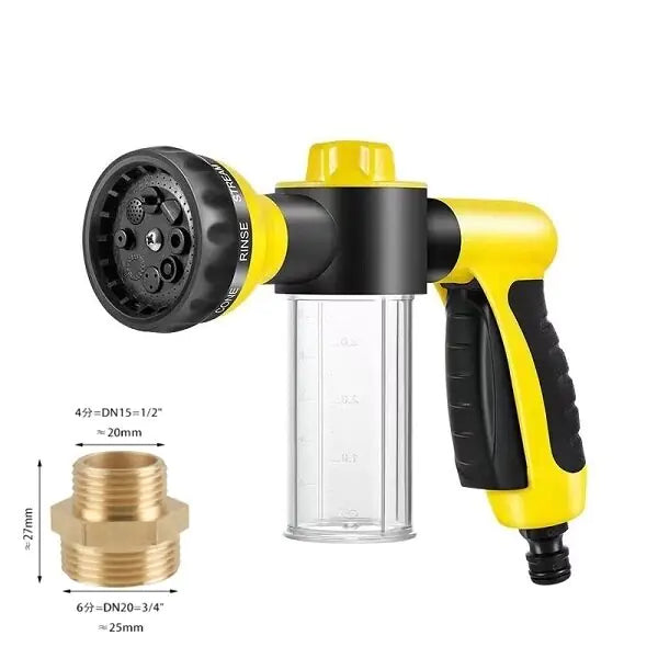 Pet Shower Hose Nozzle with Soap Dispenser