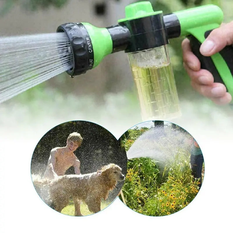 Pet Shower Hose Nozzle with Soap Dispenser