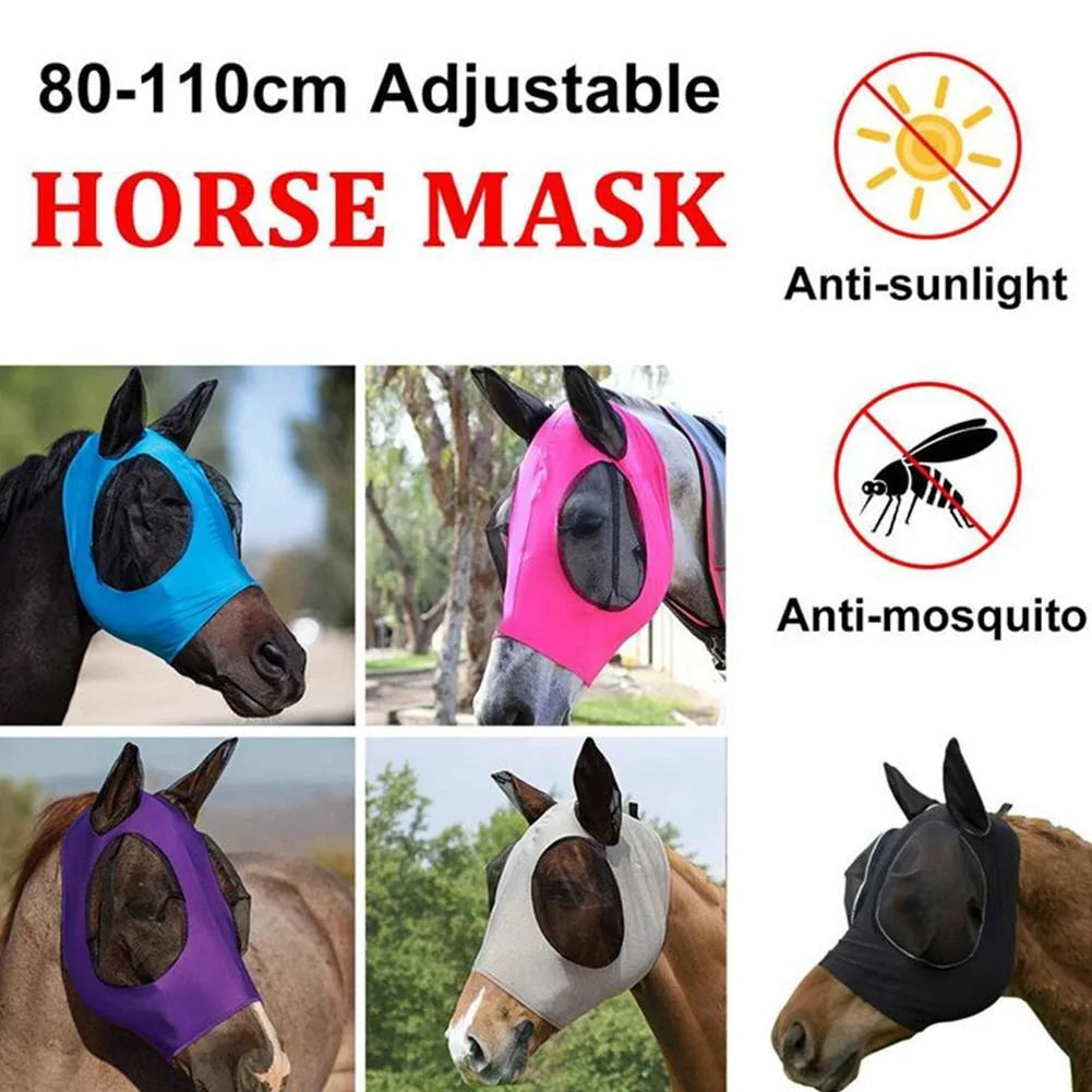 Fly Mask Horse Summer Fly Protection