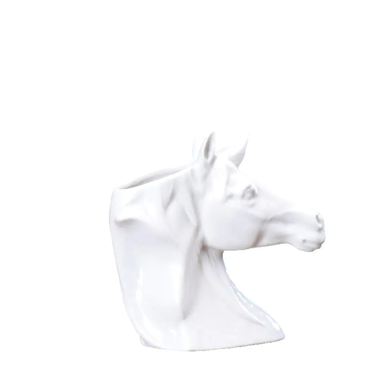 Horse Head Ceramic Flower Pot