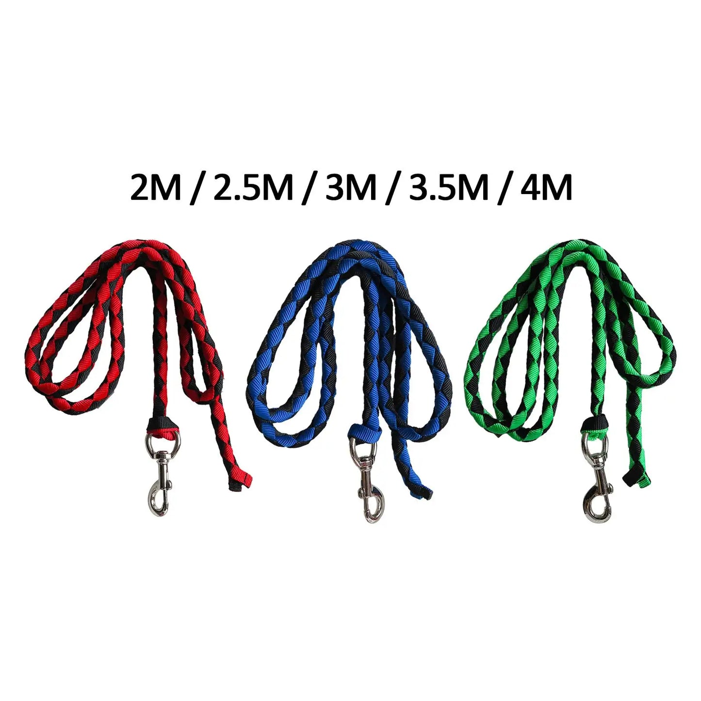 Horse Lead Rope with Bolt Snap Braided Horse Rope for Leading Training Horse, Pet, or Sheep