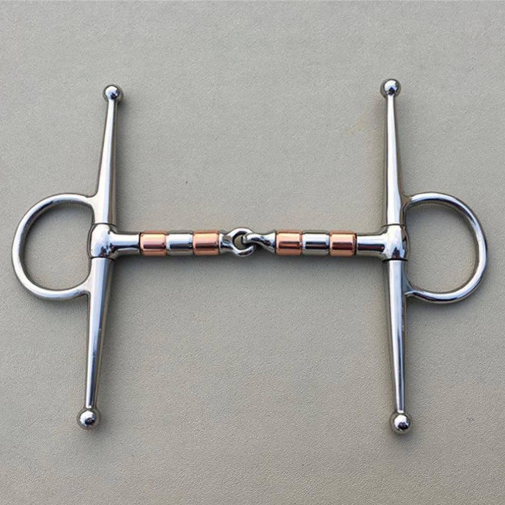 Full Cheek Horse Bit Copper Mouth Functional Horse Tack Stainless Steel Brand New Durable And Practical Hot Sale