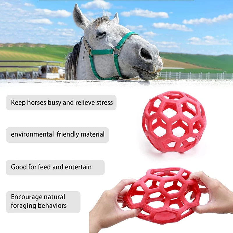 2 Packs Horse Treat Ball Hay Play Ball,Goat Hay Ball Hanging Feeding Toy For Sheep Horse Goat Feeder And Relieve Stress