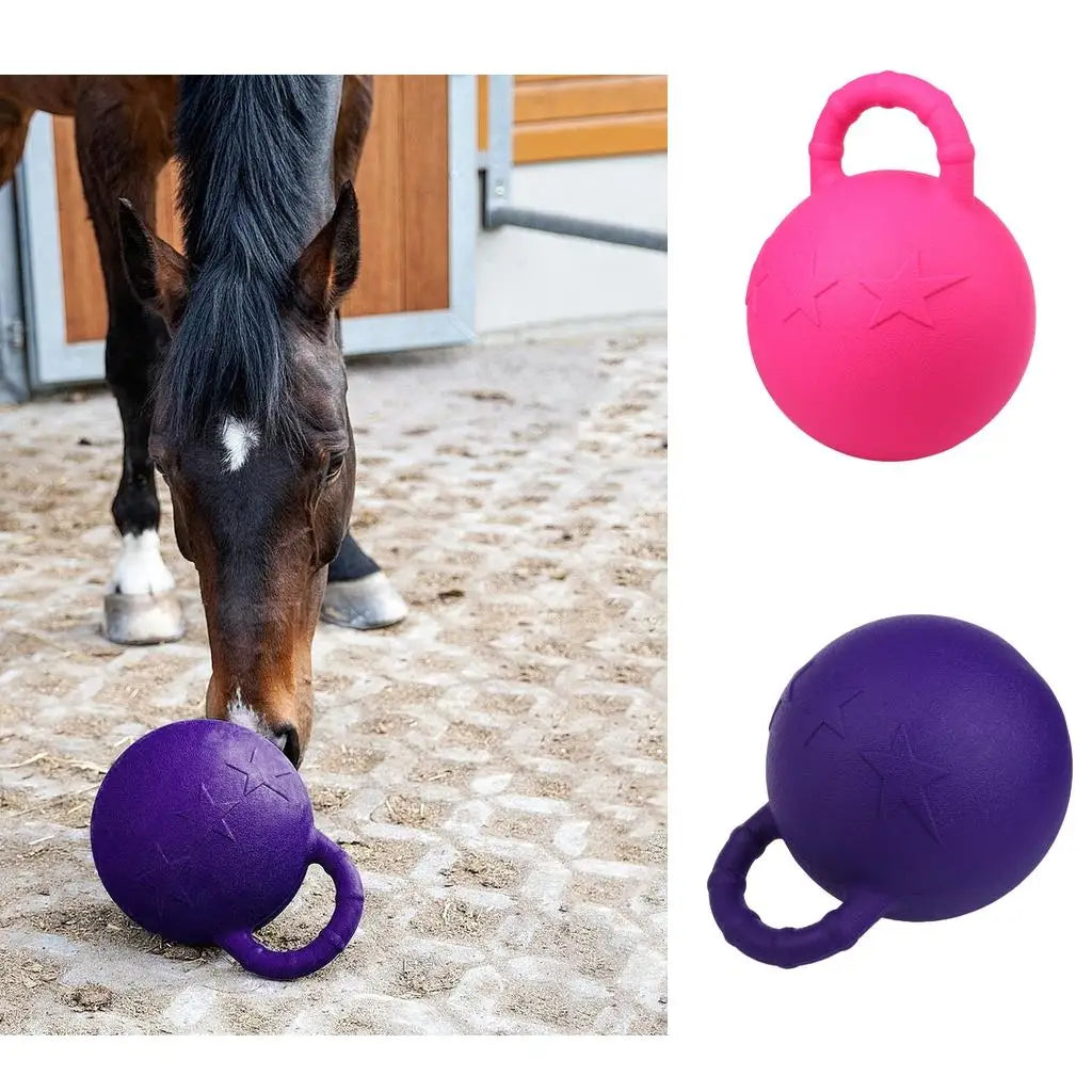 Heavy Duty Horse Chew Ball Rubber Equine Solid Game Ball 25/28cm Play Toys Fruit Scented for Horse Toy Game Ball Pet Joy Fun