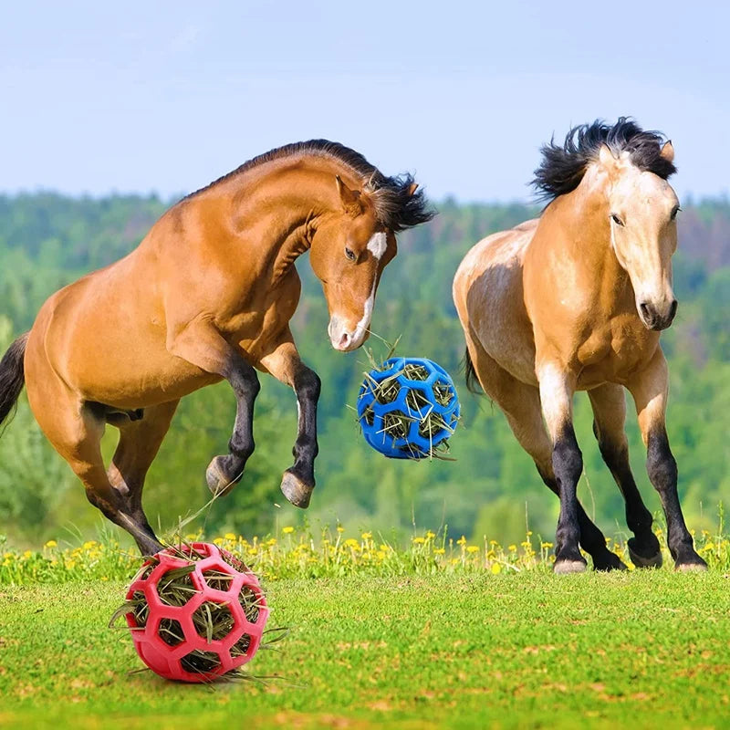 2 Packs Horse Treat Ball Hay Play Ball,Goat Hay Ball Hanging Feeding Toy For Sheep Horse Goat Feeder And Relieve Stress