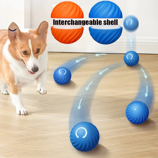 New Smart Rolling Jumping Ball Toy Dog Chew Ball Toy Pet Grinding Teeth Toy for Dog Interactive Supplies Cat Puppy Toys Supply