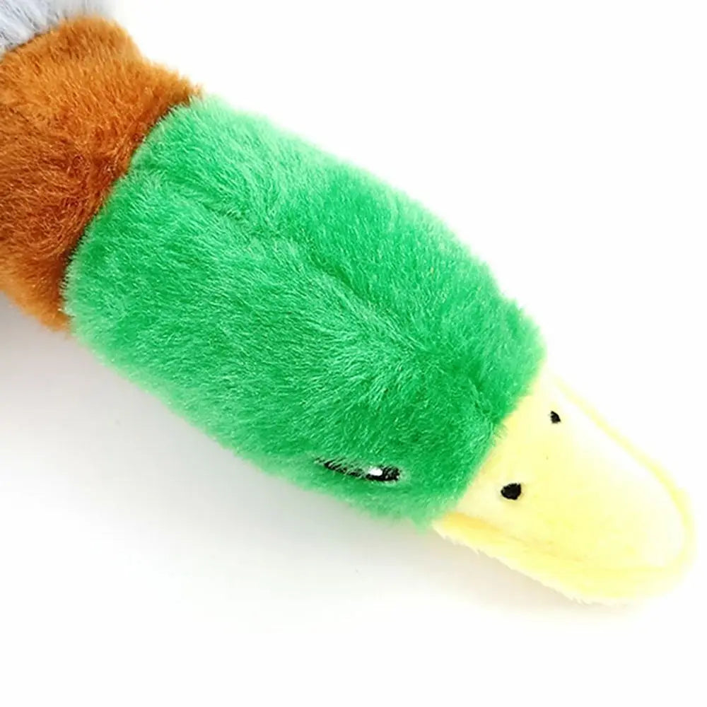 Funny Pet Toy Duck Shape Chew Toys For Dogs Squeaker Puppy Squeak Molar Teeth Dog Rope Toy Interactive Training Dog Accessories