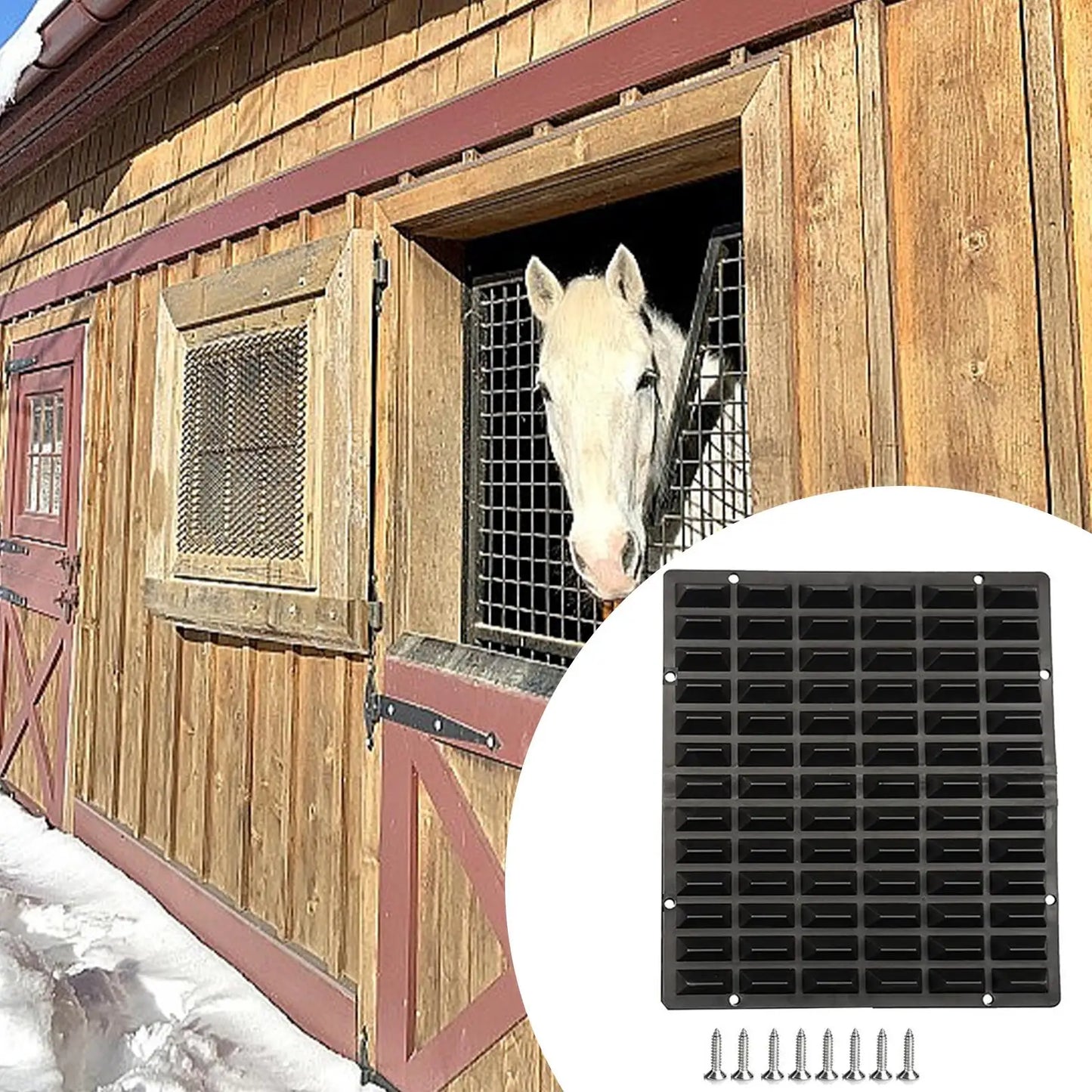 Horse Scratching Post Pad Horse Scratch Pad for Sheep Horse Stable Supplies