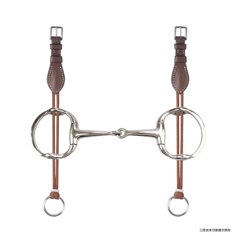 Only Euquestrian Gag Bit for Polo Competition, Riding Horse Bit, Horse Mouth equesterian equipment when riding horse polo game