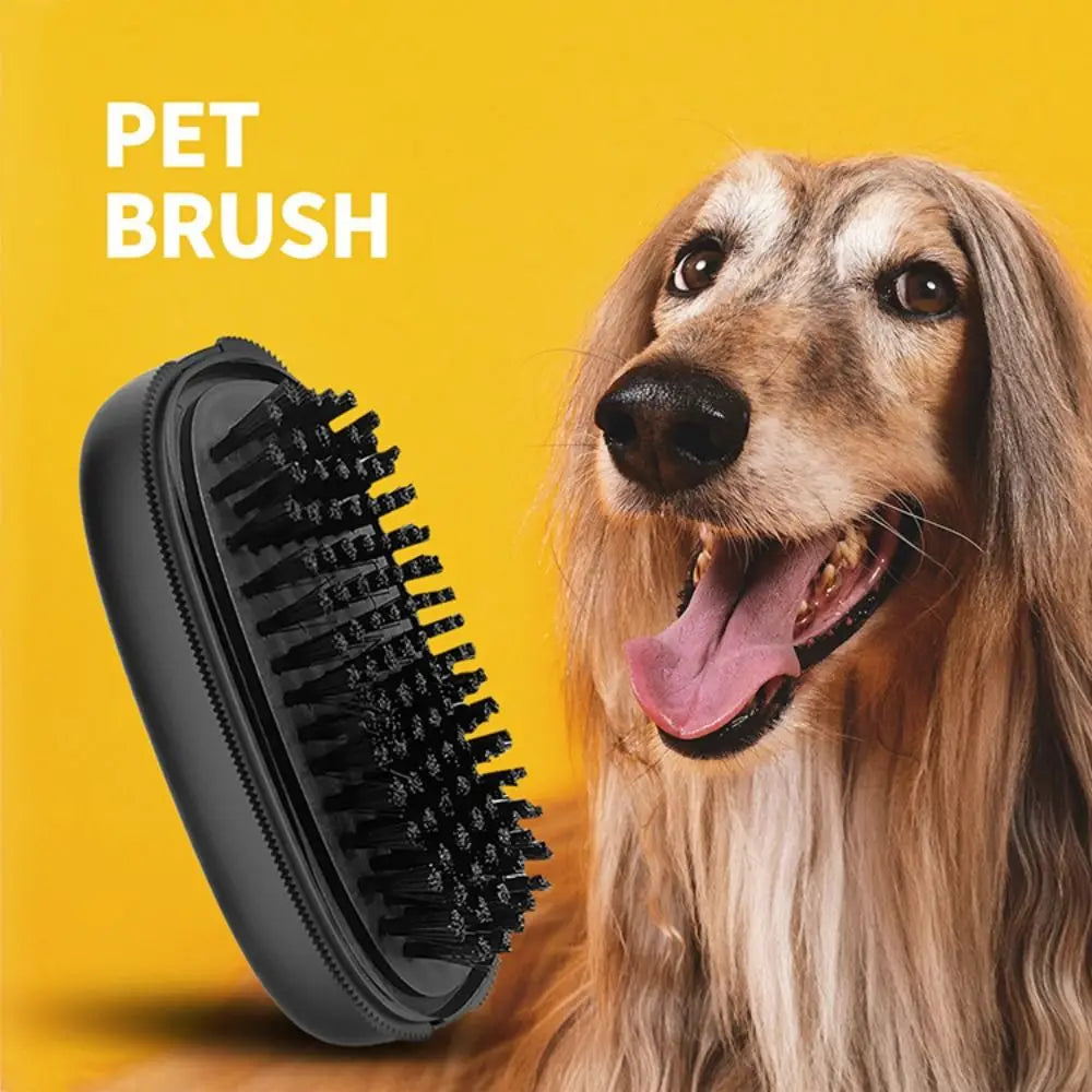 Multi-function Horse Grooming Brush Cleaning Flea Tick Removal Cattle Tail Combs Black Nursing Puppy Hair Comb