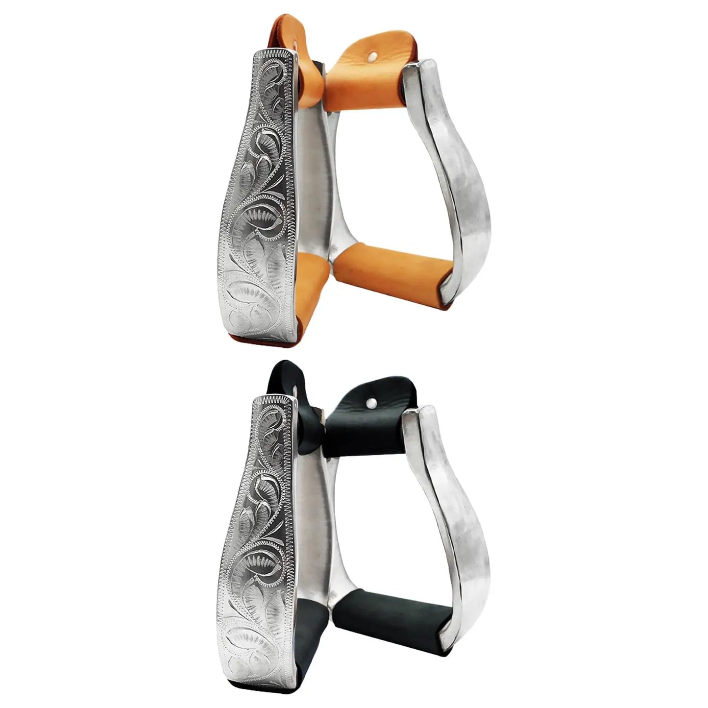 2 Pieces Horse Stirrups Accessories Lightweight Equipment Fillis Stirrups Saddle Stirrups for Outdoor Enthusiasts Equestrian