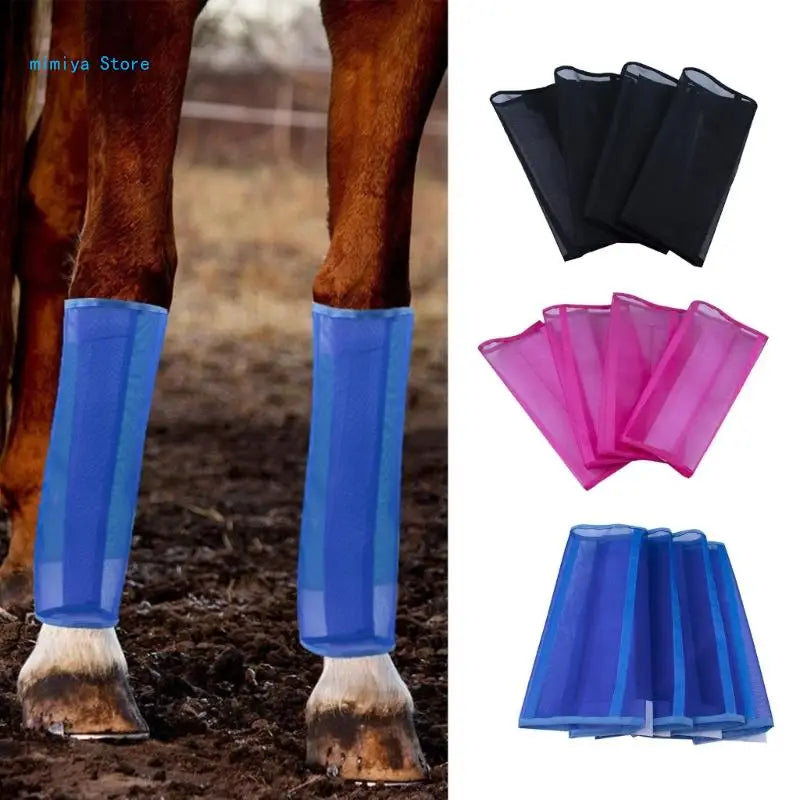 Horse Fly Leggings Horse Boot Protective Horse Leg Wraps for Preventing Flies