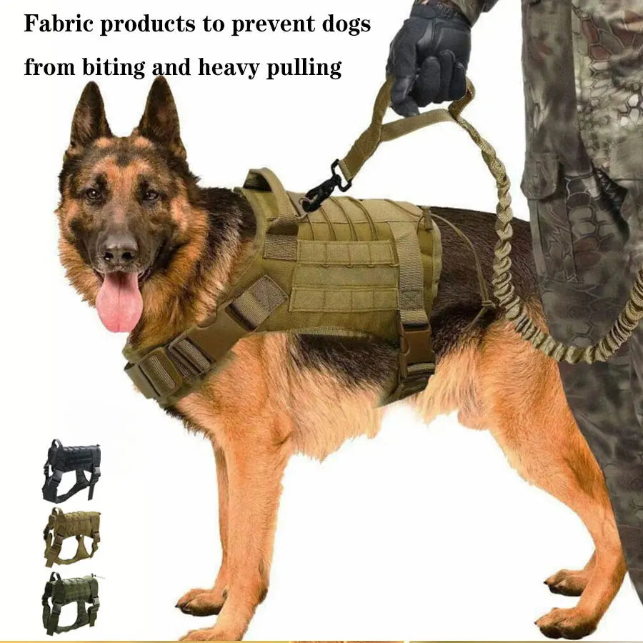 Dog Chest Back Lead Package Outdoor Dog Vest Training Dog Clothing Medium Large Dog Vest Nylon Chest Strap