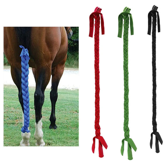 Ponytail Horse Elasticity Braid Anti-mosquito Flies Protects the Pony Tail Clean, Slaps Mosquitoes and Enhances Efficiency