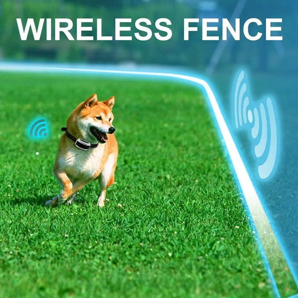 1/2/3 Wireless Electric Dog Pet Fence Shock Collar System Waterproof Transmitter 100g2280