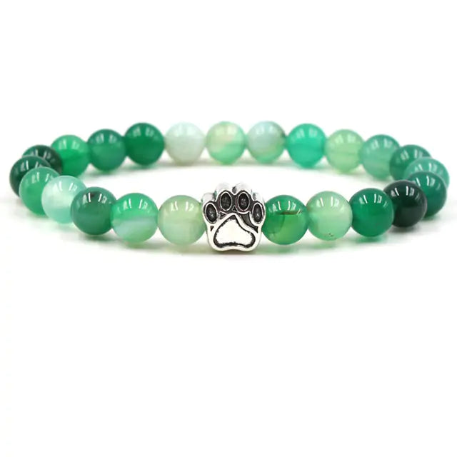 Pet Footprint Stone Bracelets