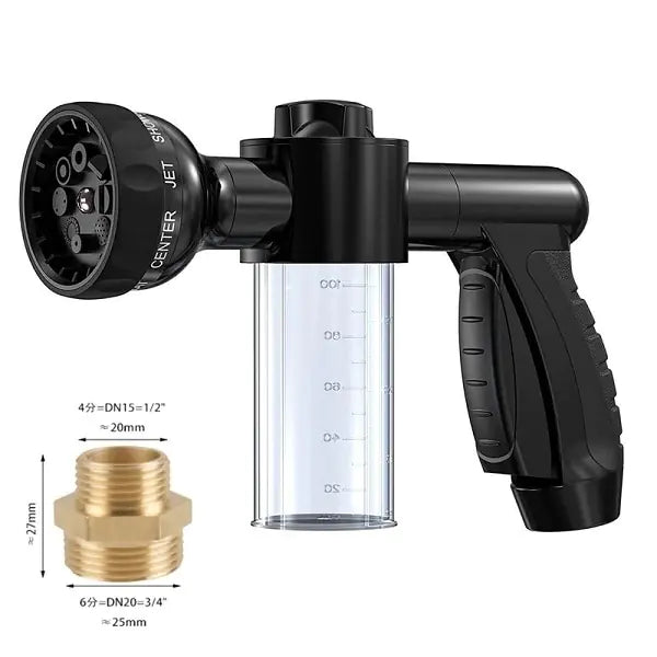 Pet Shower Hose Nozzle with Soap Dispenser