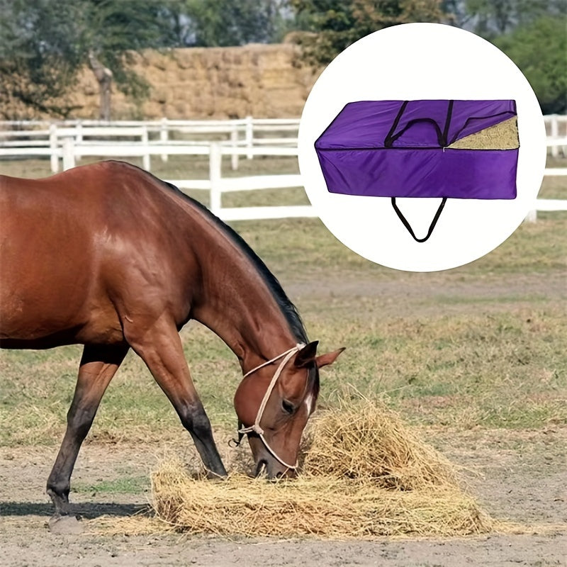 1pc Horses Store Hay Feeder, High-capacity Bags, Goat Feeders, Cattle And Sheep Feeding Bags For Easy Storage