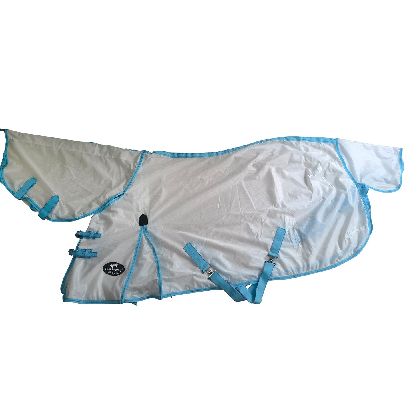 UV Protection Horse Sheet with Neck Cover - Summer Mesh for Large Horses