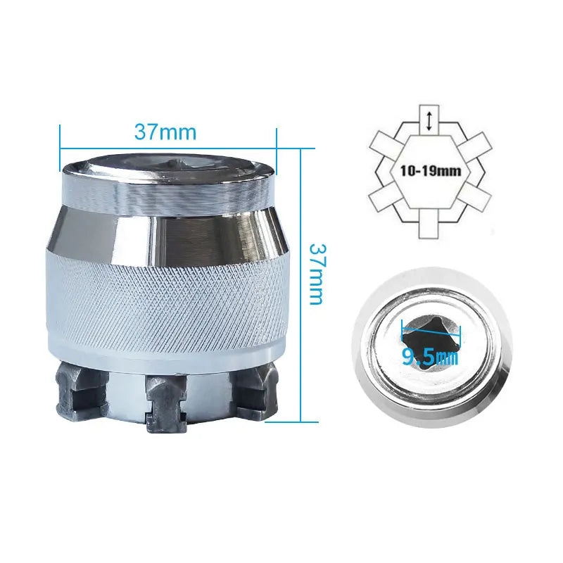 Adjustable Hex Universal Socket Torque