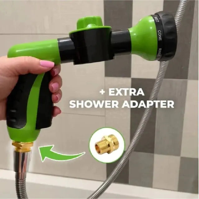 Pet Shower Hose Nozzle with Soap Dispenser