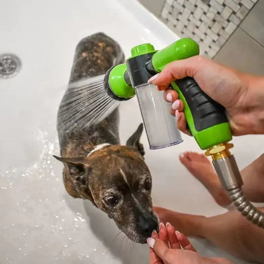 Pet Shower Hose Nozzle with Soap Dispenser