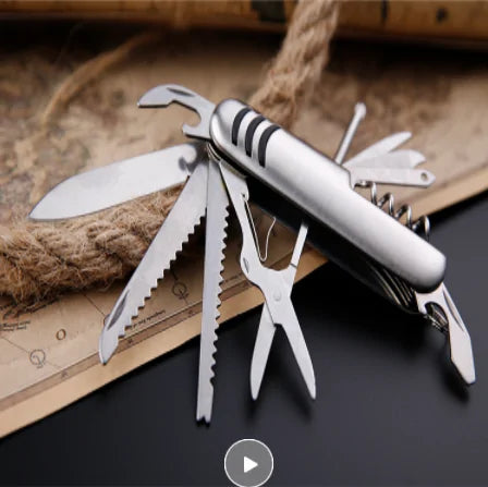 Portable Multi-function Outdoor Folding Survival Tool